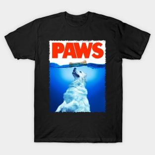 Majestic Mountain Guardians Great Pyrenees PAWS, Tee Triumph for Dog Lovers T-Shirt